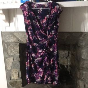 Fun floral Wrap Dress
